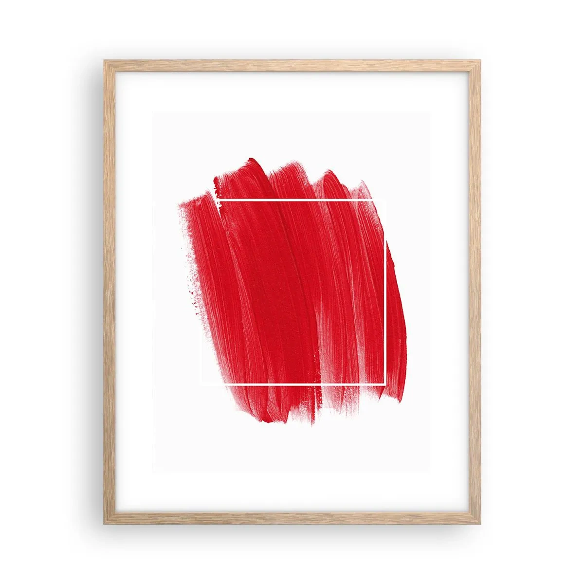 Póster en marco roble claro - Fuera del marco - 40x50 cm