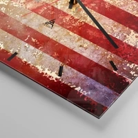 Esfera sin numeración, con rayas