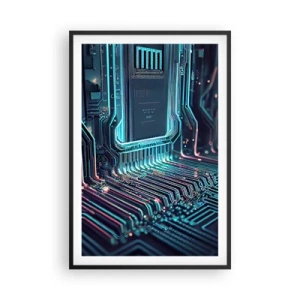 Póster en marco negro - Mi forma de pensar - 61x91 cm