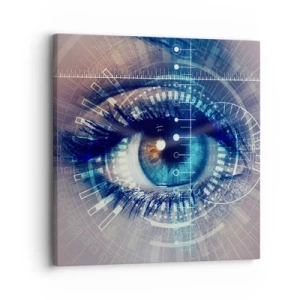 Cuadro sobre lienzo - Impresión de Imagen - Crees que me conoces - 30x30 cm