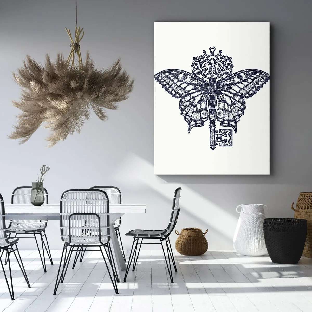 Cuadro sobre lienzo - Impresión de Imagen - Todos los secretos del corazón - 45x80 cm