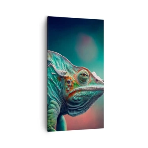 Cuadro sobre lienzo - Impresión de Imagen - ¿Puedes verme? No está bien... - 55x100 cm