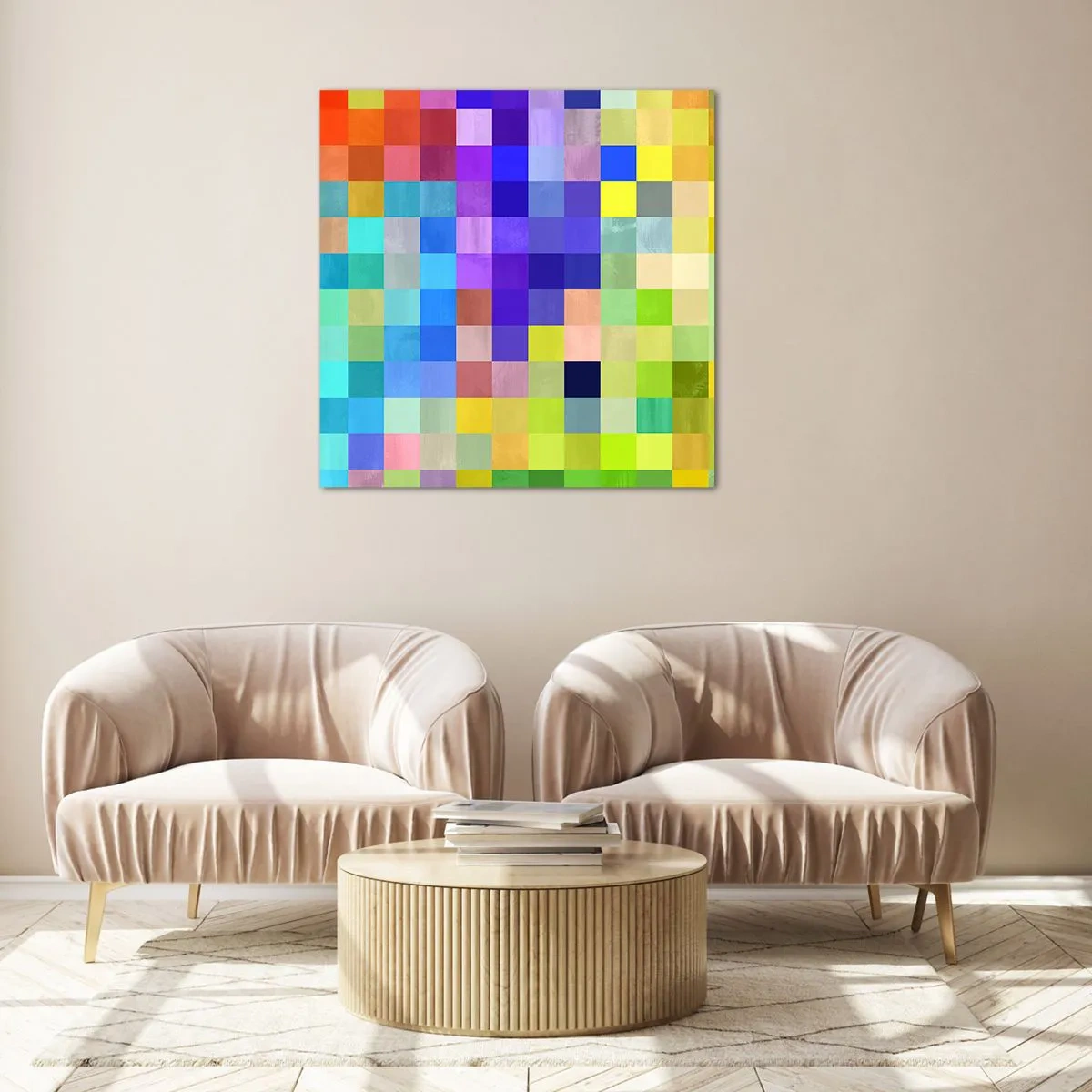 Cuadro sobre vidrio - Impresiones sobre Vidrio - Cada uno diferente, todos iguales - 40x40 cm