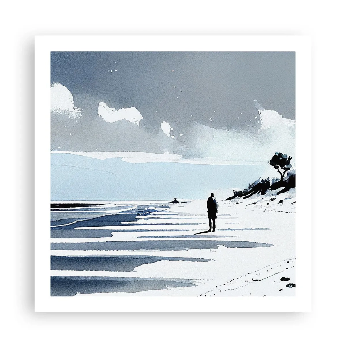 Póster - Solo conmigo mismo - 60x60 cm