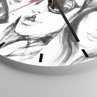 Esfera sin numeración, con rayas