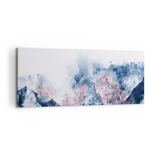 Cuadro sobre lienzo - Impresión de Imagen - El techo del mundo - 100x40 cm