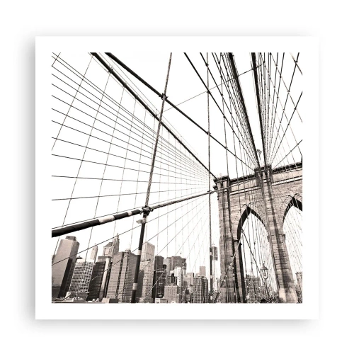 Póster - Catedral de Nueva York - 60x60 cm