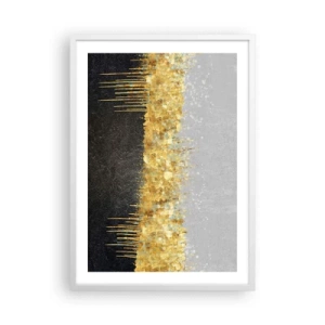 Póster en marco blanco - Hacia arriba y hacia abajo - 50x70 cm
