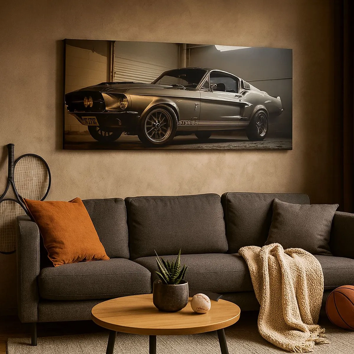 Cuadro sobre lienzo - Impresión de Imagen - Un retorno al pasado - 100x40 cm