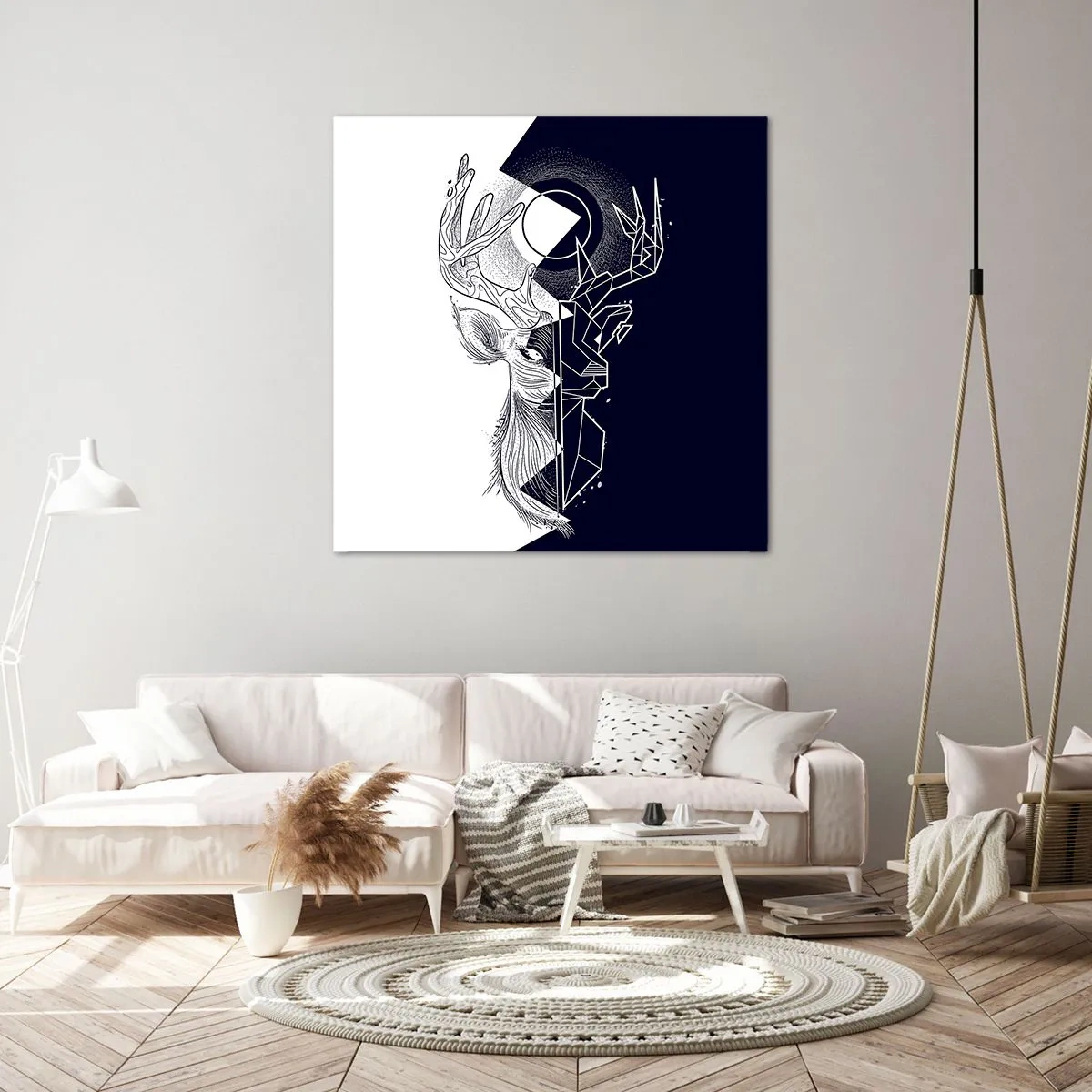 Cuadro sobre lienzo - Impresión de Imagen - Lucha y unidad de los opuestos - 40x40 cm