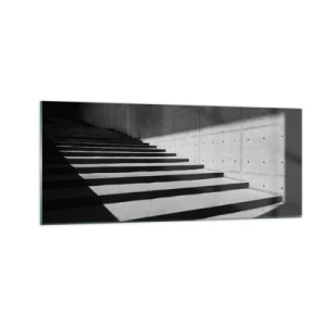 Cuadro sobre vidrio - Impresiones sobre Vidrio - La cruda belleza del modernismo - 100x40 cm