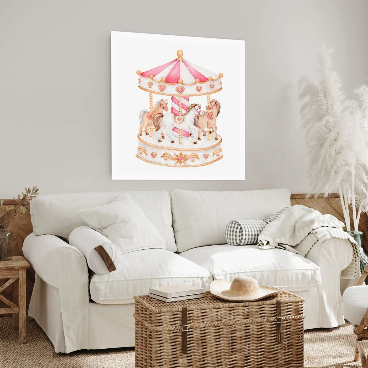 Póster - El dulce mundo de la infancia - 60x60 cm