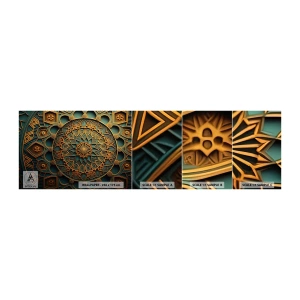Muestra De Fotomural Standard Eco - En un clima árabe - Mosaico, Arábica, Decoraciones - 100x30 cm