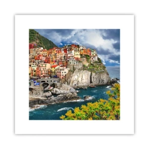 Póster - En el acantilado - 30x30 cm