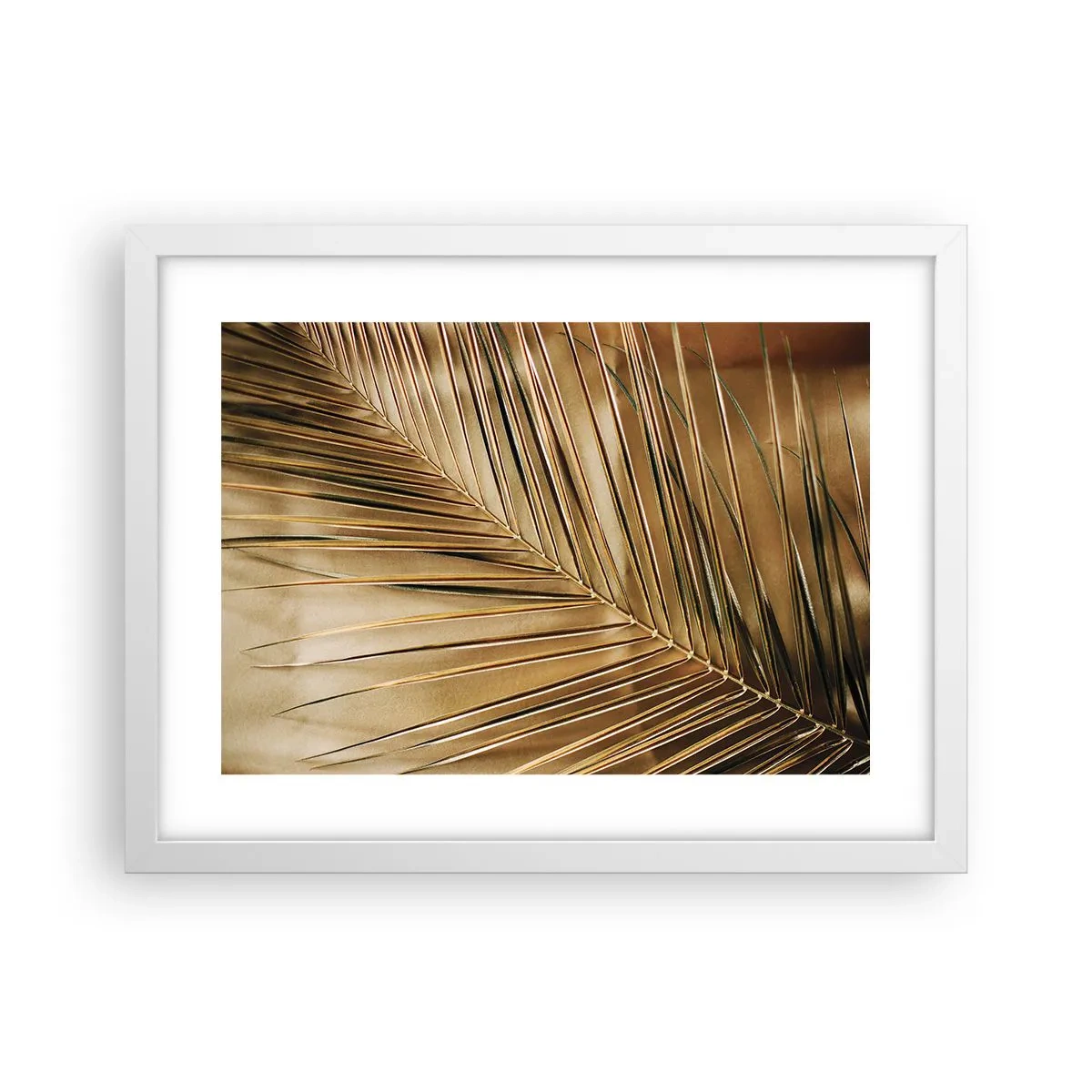 Póster en marco blanco - Una columnata natural - 40x30 cm