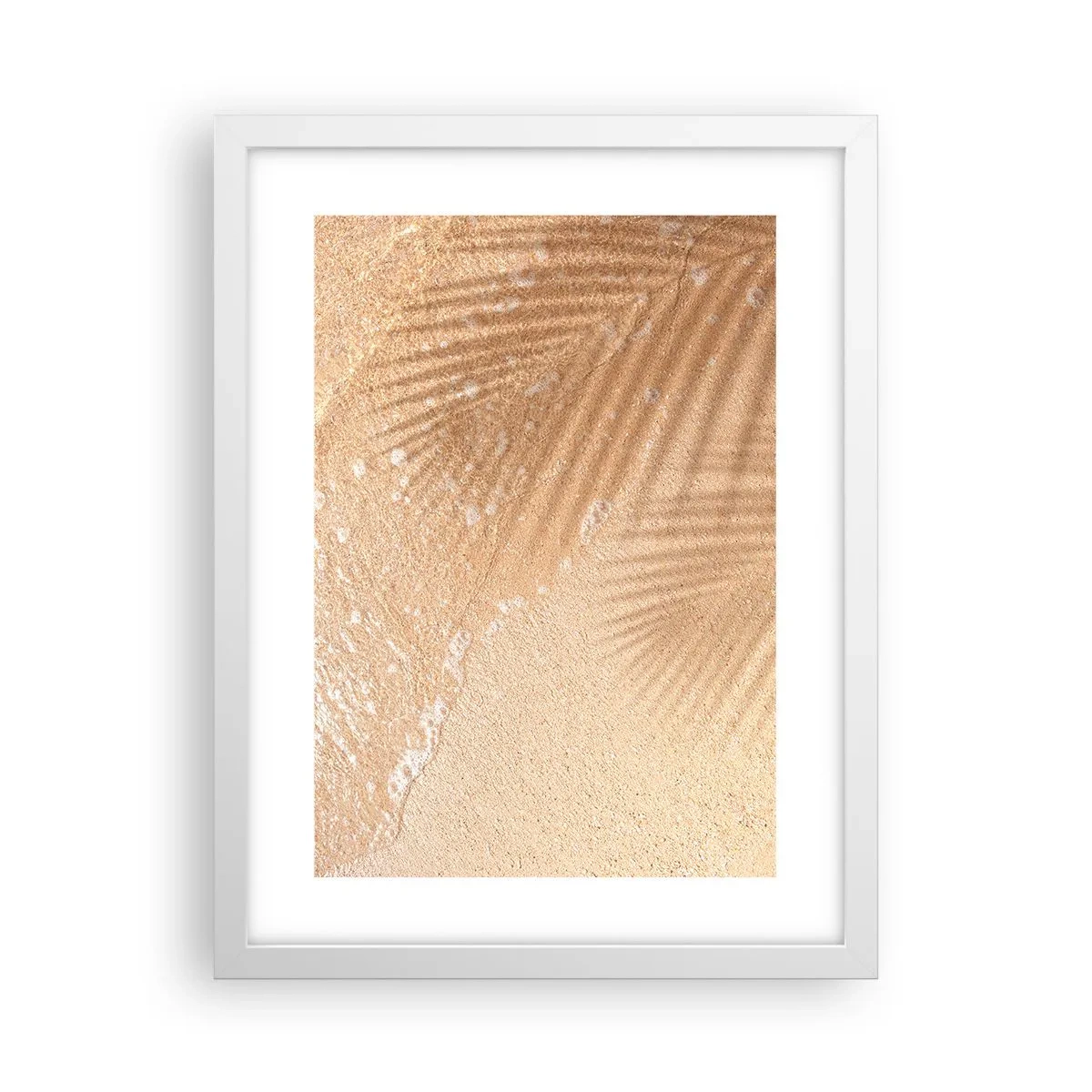 Póster en marco blanco - La sombra de un verano caluroso - 30x40 cm