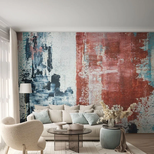 Fotomural personalizado Standard Eco - Mitad abstracción, mitad abstracción - Abstracción, Pedazo, Cuadro