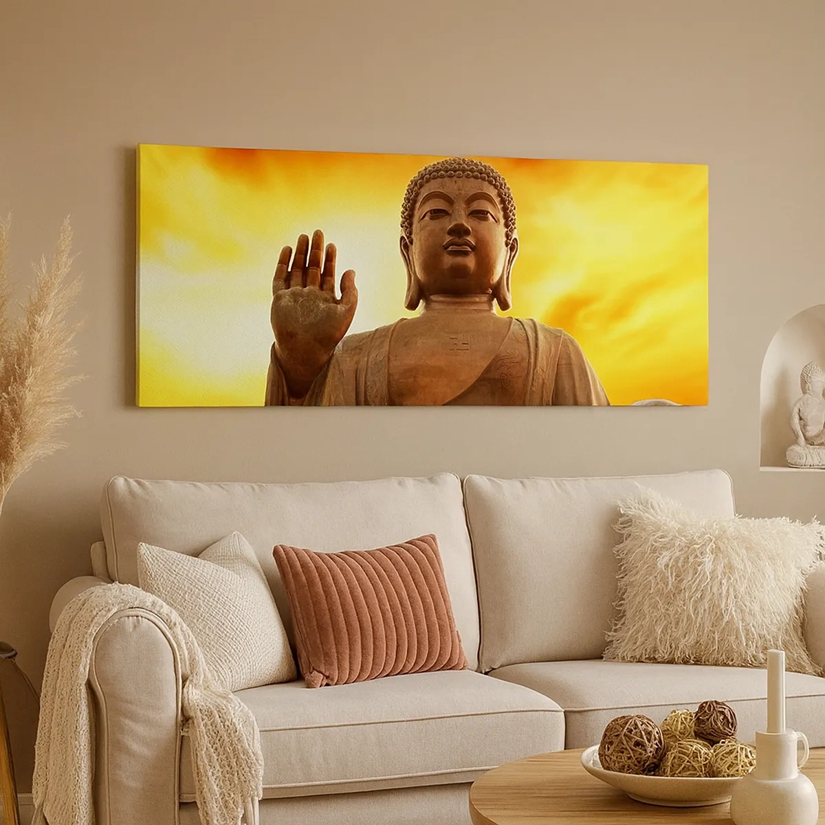 Cuadro sobre lienzo - Impresión de Imagen - La calma del mundo - 30x30 cm