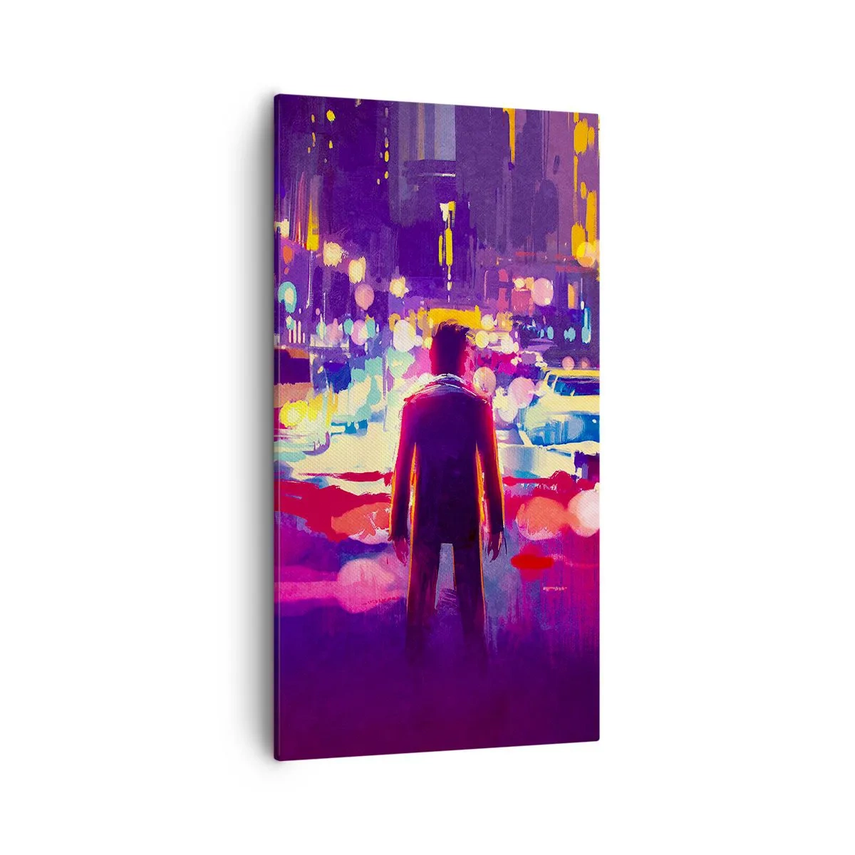 Cuadro sobre lienzo - Impresión de Imagen - Inmerso en la luz - 55x100 cm