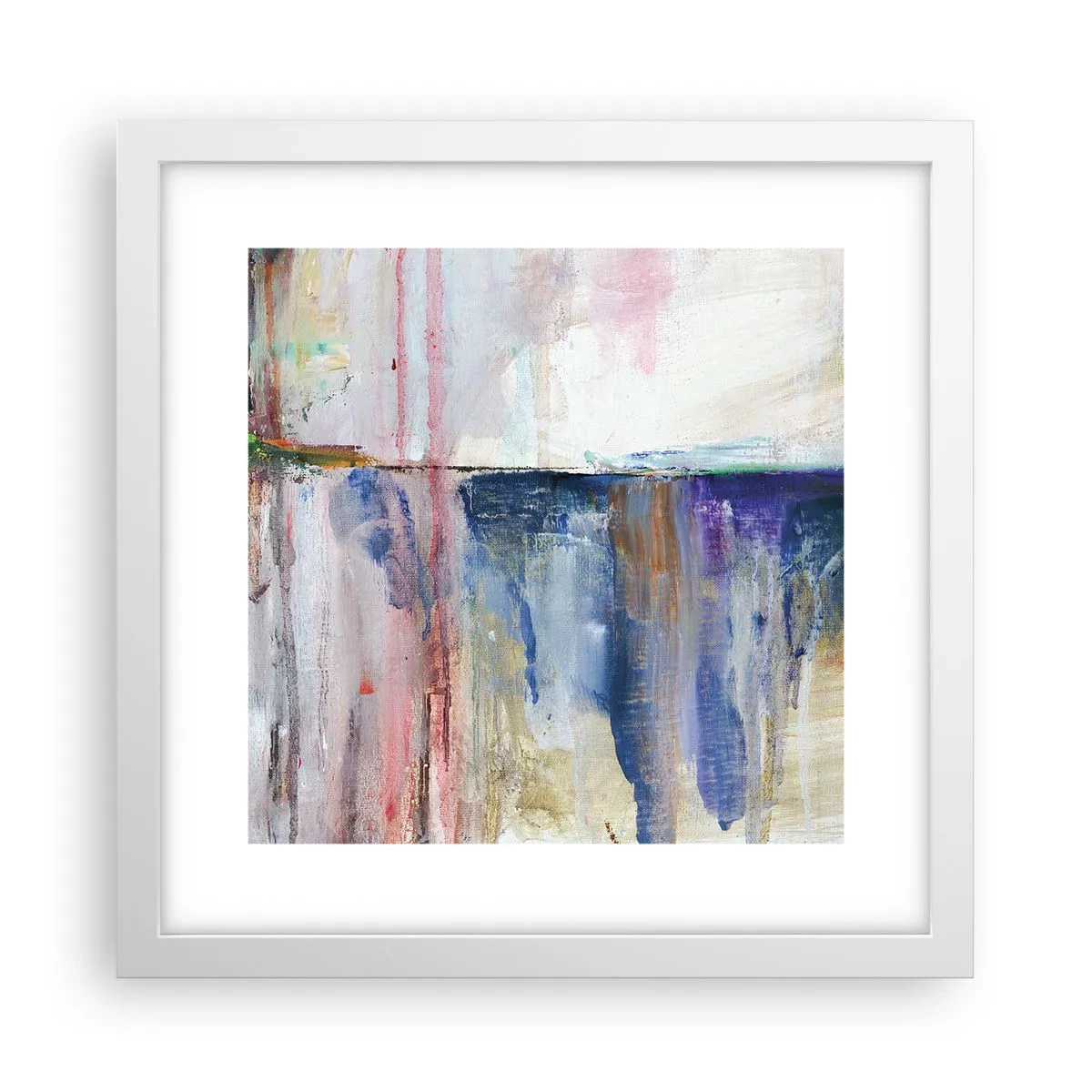 Póster en marco blanco - Impresiones y asociaciones de colores - 30x30 cm