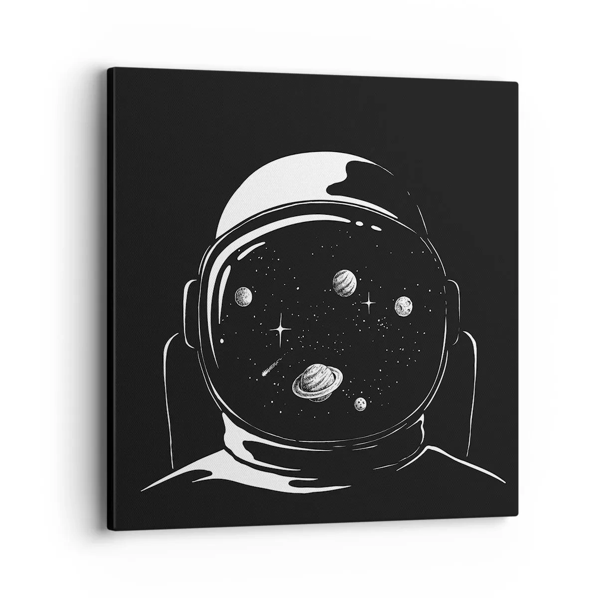 Cuadro sobre lienzo - Impresión de Imagen - Bonita vista - 40x40 cm