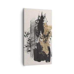 Cuadro sobre lienzo - Impresión de Imagen - Composición con pasión - 55x100 cm