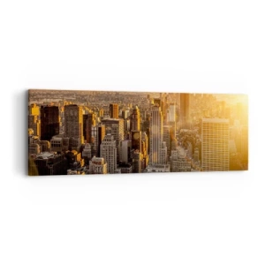 Cuadro sobre lienzo - Impresión de Imagen - Creciendo al sol - 90x30 cm