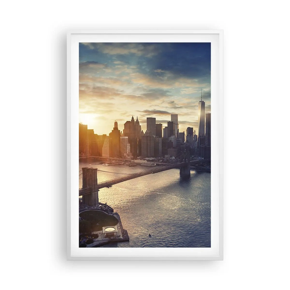 Póster en marco blanco - Un monumento a la cultura occidental - 61x91 cm