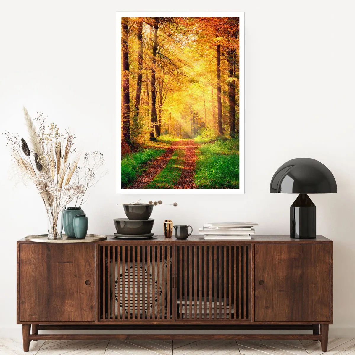 Póster - Silencio dorado del bosque - 61x91 cm