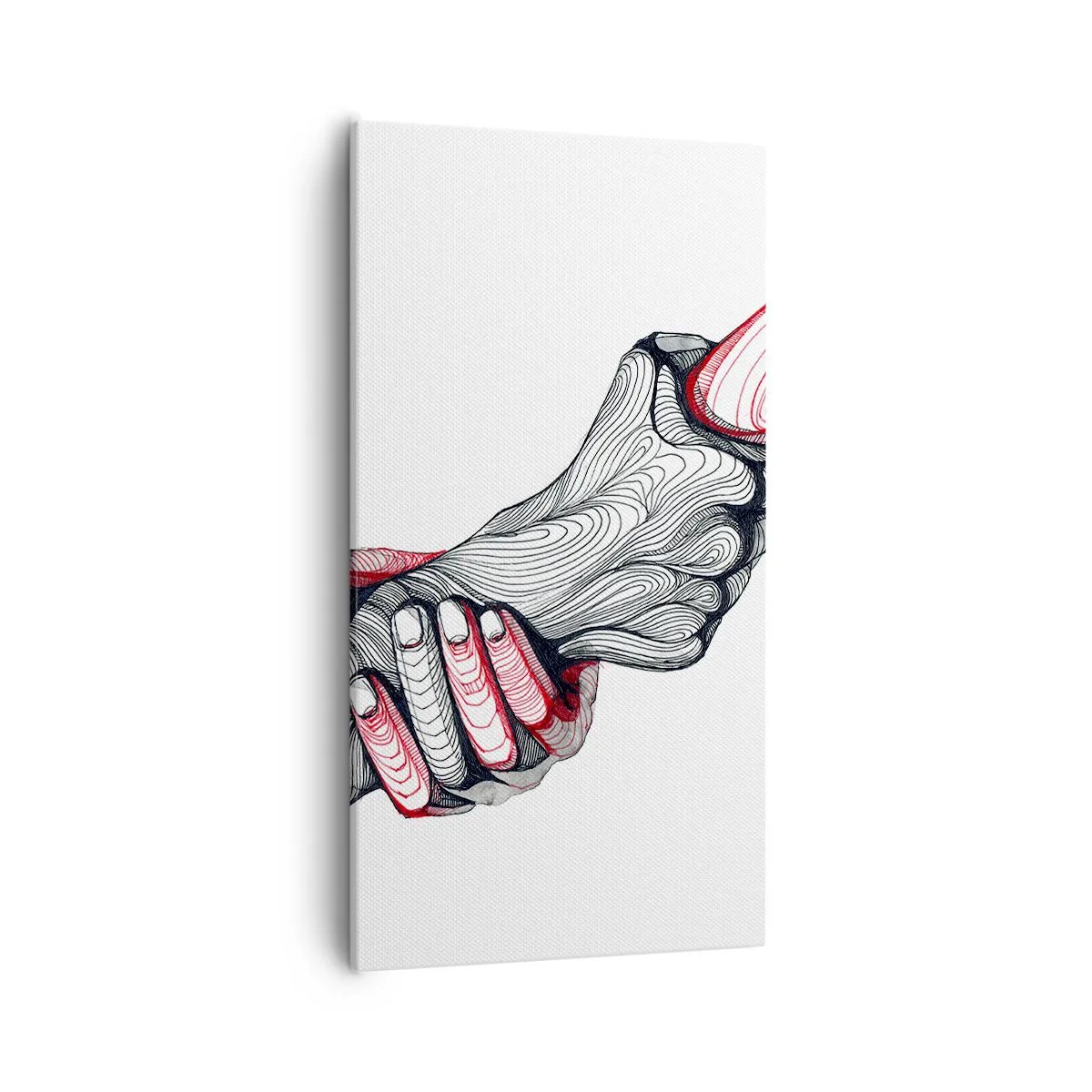 Cuadro sobre lienzo - Impresión de Imagen - Estás en buenas manos - 55x100 cm