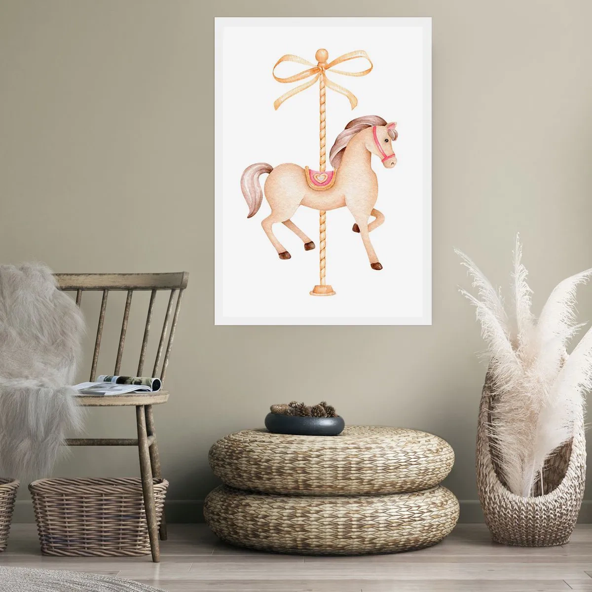 Póster - Al trote grácil - 70x100 cm