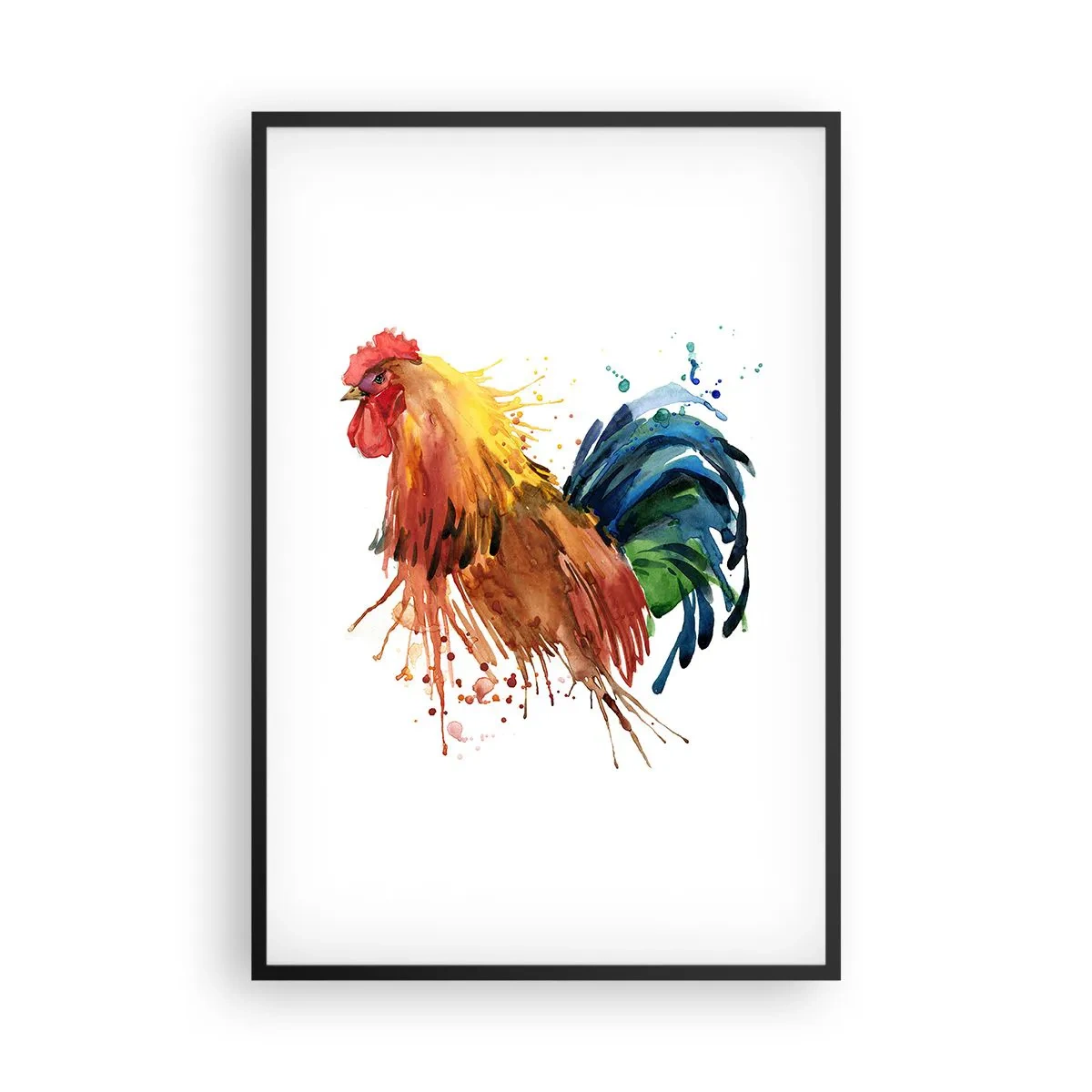 Póster en marco negro - Un manto real, un orgullo real - 61x91 cm