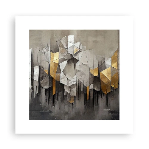 Póster - Composición hecha de hielo y luz - 30x30 cm