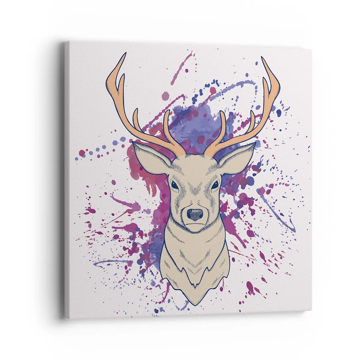 Cuadro sobre lienzo - Impresión de Imagen - Valor y equilibrio - 40x40 cm