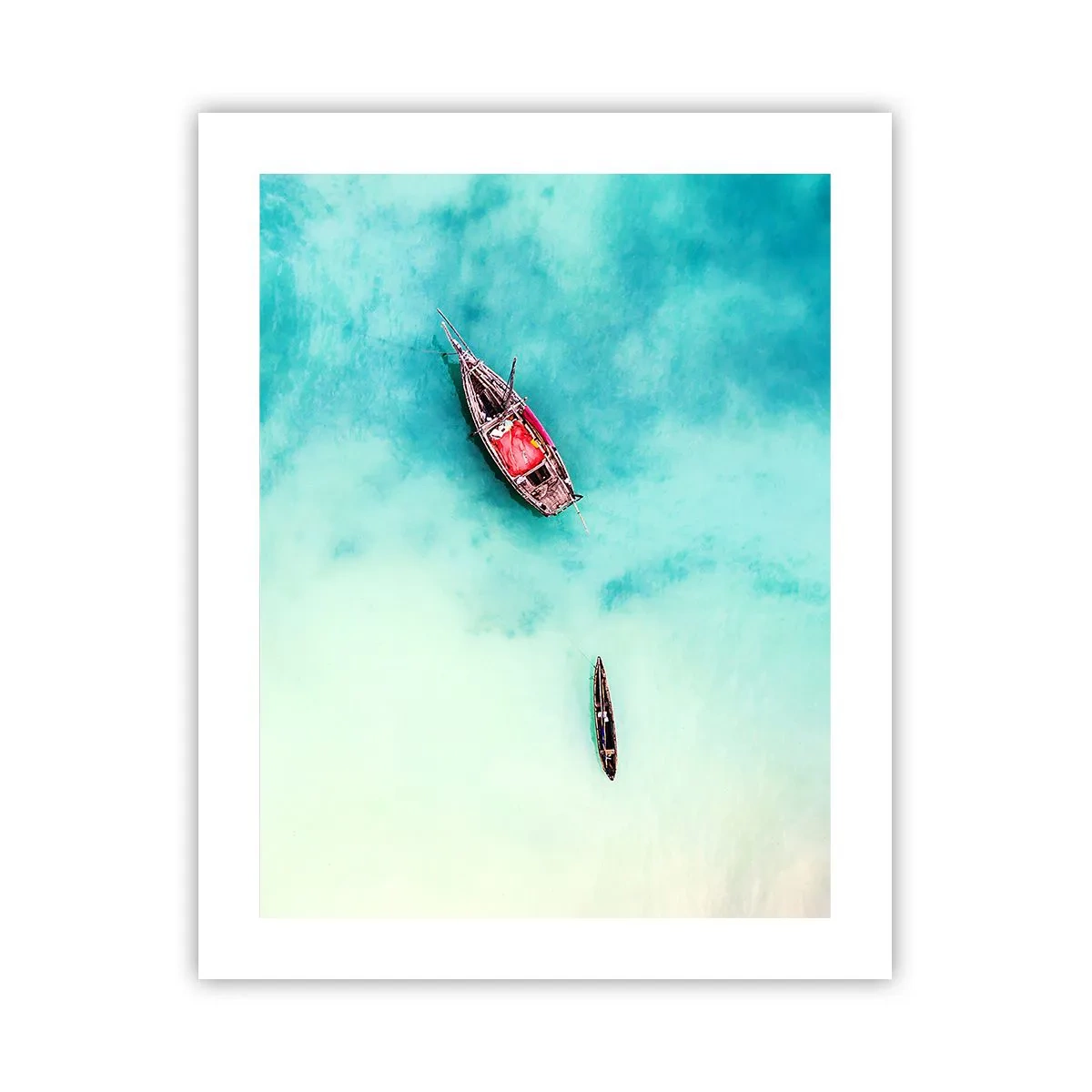 Póster - Porque en las playas de Zanzíbar, cuando las aguas se desbordan... - 40x50 cm