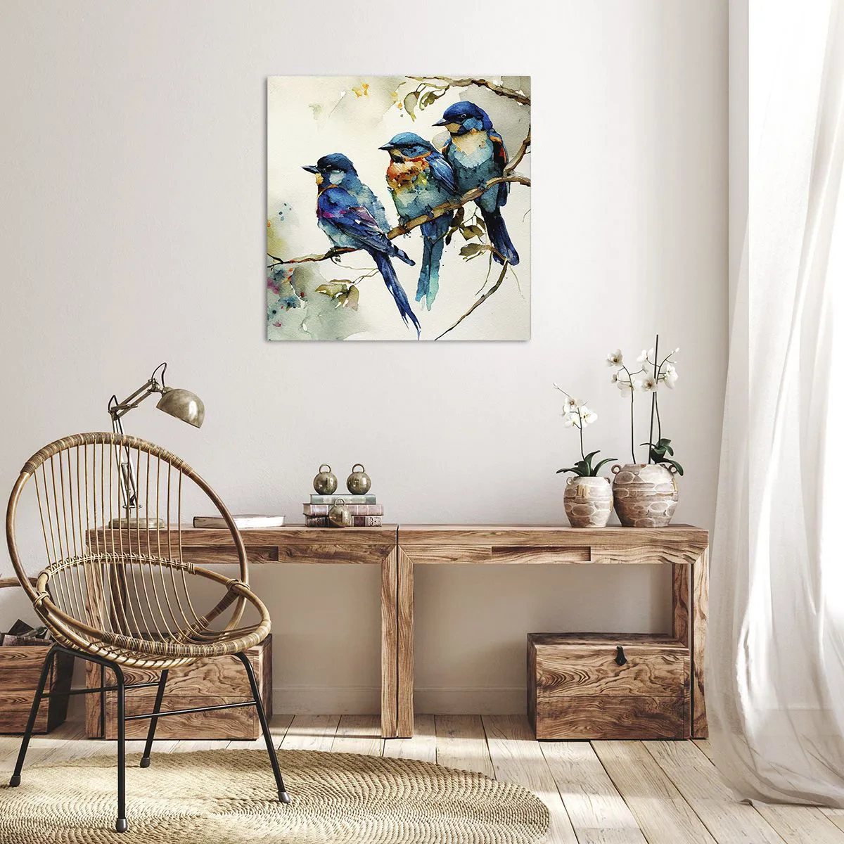 Cuadro sobre lienzo - Impresión de Imagen - ¿Ofendido? - 60x60 cm