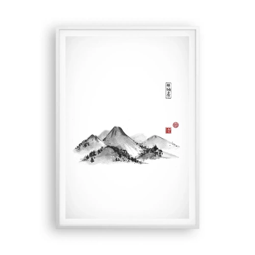 Póster en marco blanco - Más allá de lo lejano - 70x100 cm