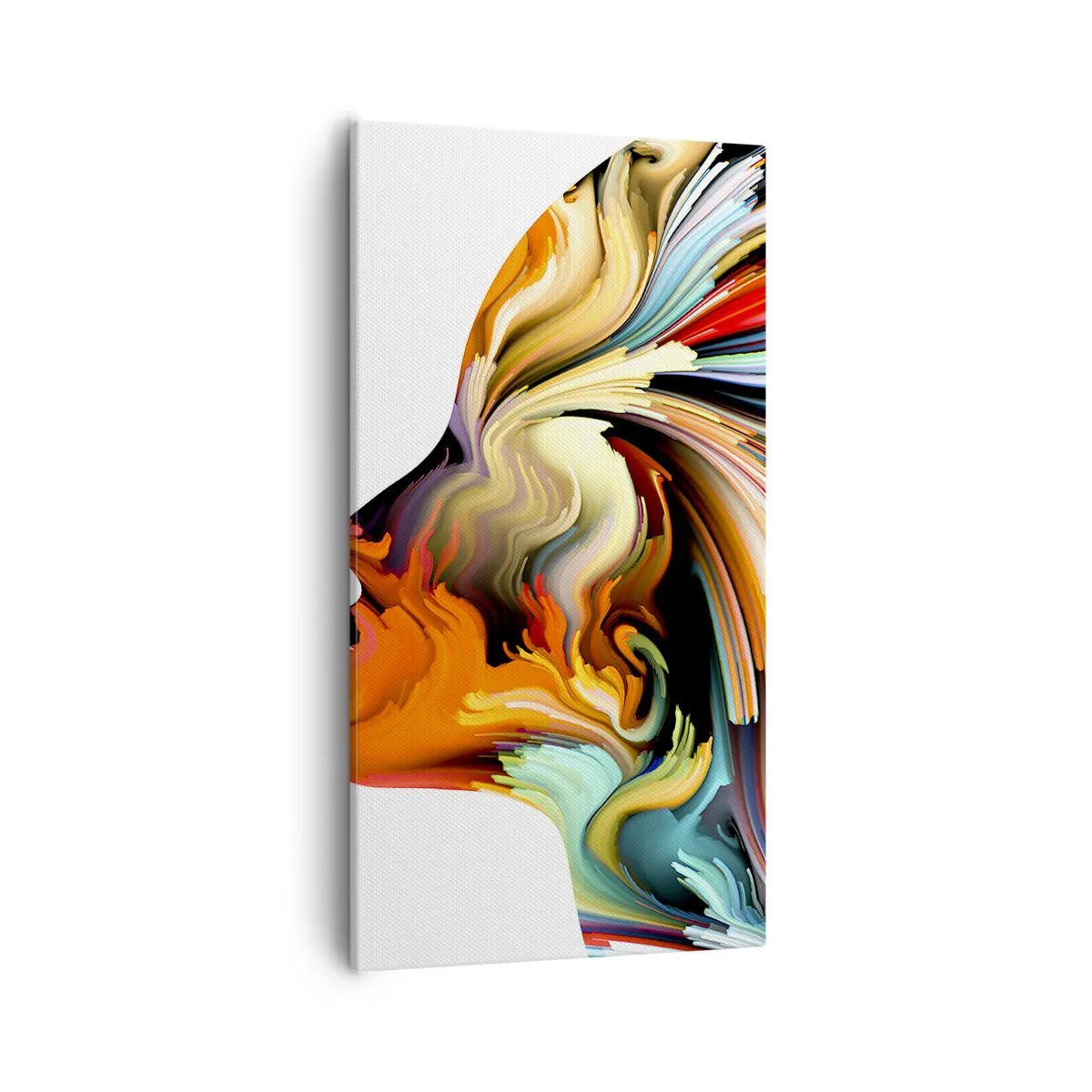 Cuadro sobre lienzo - Impresión de Imagen - La explosión de la imaginación - 55x100 cm