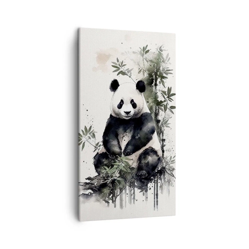 Cuadro sobre lienzo - Impresión de Imagen - Saludos desde China - 45x80 cm