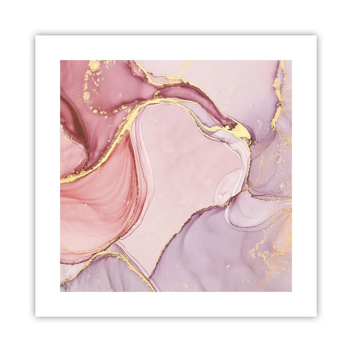 Póster - Caricia de colores - 40x40 cm