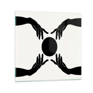 Cuadro sobre vidrio - Impresiones sobre Vidrio - Una señal secreta - 60x60 cm