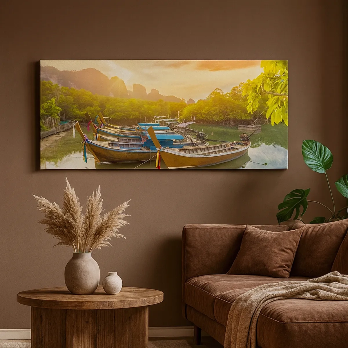 Cuadro sobre lienzo - Impresión de Imagen - Antes de un día ajetreado - 30x30 cm