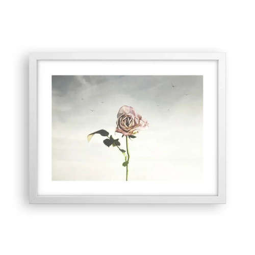 Póster en marco blanco - Bienvenida a la primavera - 40x30 cm