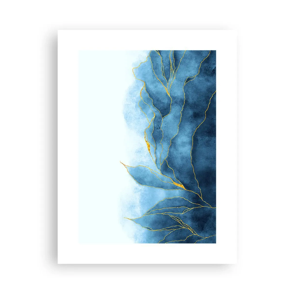 Póster - Oro y azul - 30x40 cm