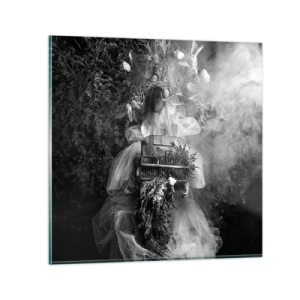 Cuadro sobre vidrio - Impresiones sobre Vidrio - La madre misma - La naturaleza - 40x40 cm