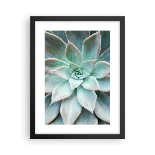 Póster en marco negro - El corazón del desierto - 30x40 cm