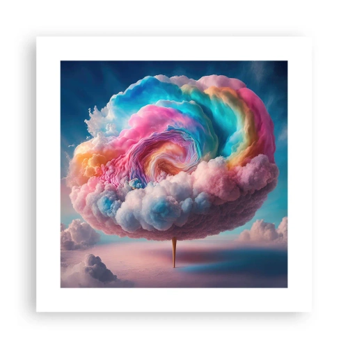 Póster - El sueño de un parque de atracciones - 40x40 cm