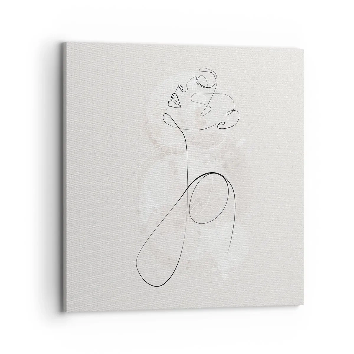 Cuadro sobre lienzo - Impresión de Imagen - La espiral de la belleza - 70x70 cm