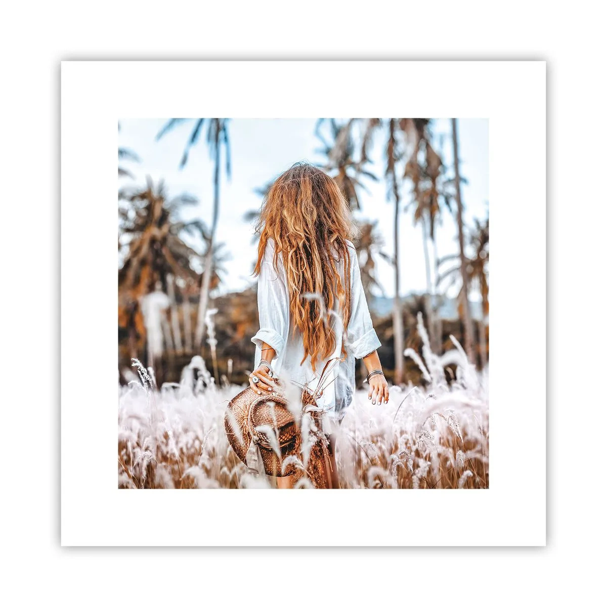 Póster - Nacida en el plumón de la Tierra - 30x30 cm