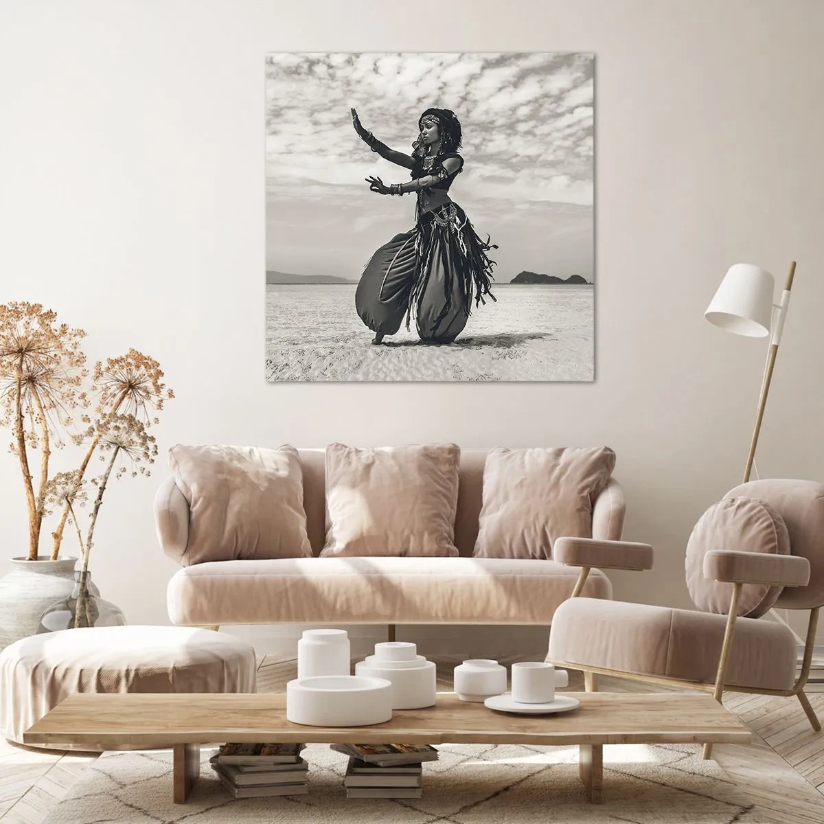 Cuadro sobre lienzo - Impresión de Imagen - Danza de las Islas del Sur - 50x50 cm